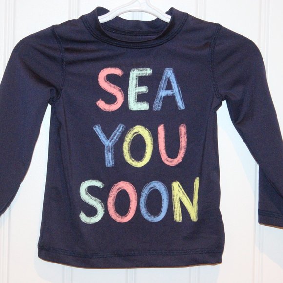 3/$20 🏷 Cat & Jack Rashguard Size 12m - Picture 2 of 2
